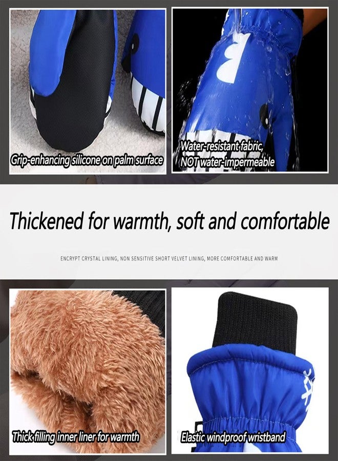 Mawjom Kids Winter Warm Ski Gloves - Outdoor Mittens for Girls Boys 4-8 Years - Image 2